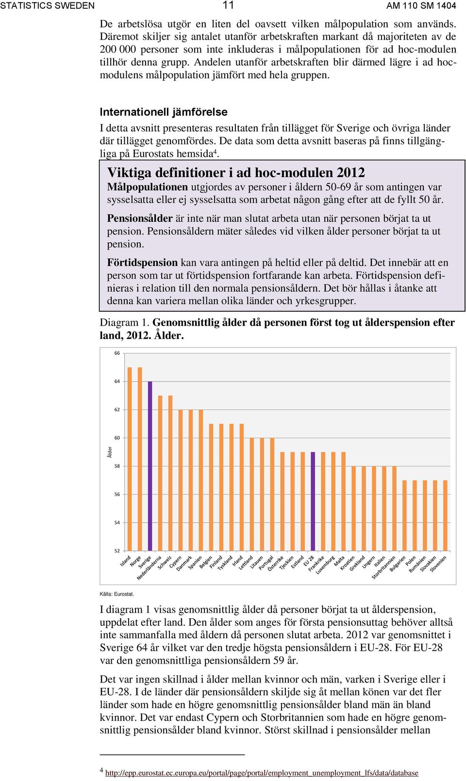 Andelen utanför arbetskraften blir därmed lägre i ad hocmodulens målpopulation jämfört med hela gruppen.