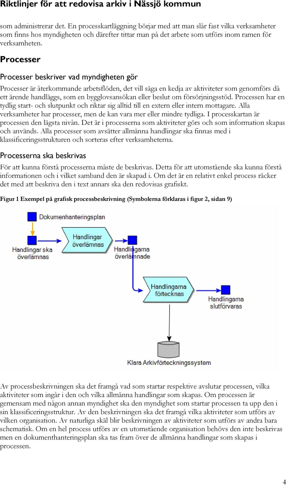 beslut om försörjningsstöd. Processen har en tydlig start- och slutpunkt och riktar sig alltid till en extern eller intern mottagare.