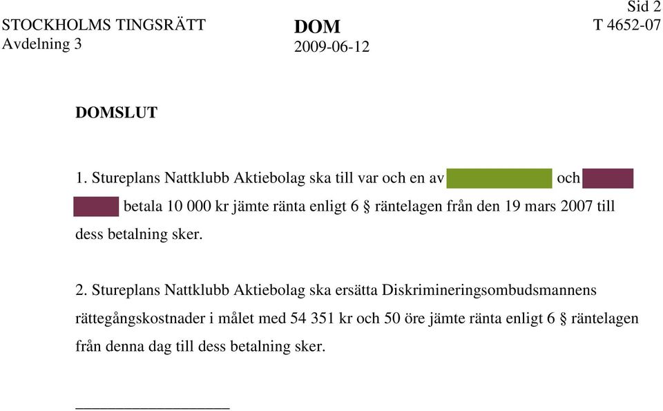 räntelagen från den 19 mars 20