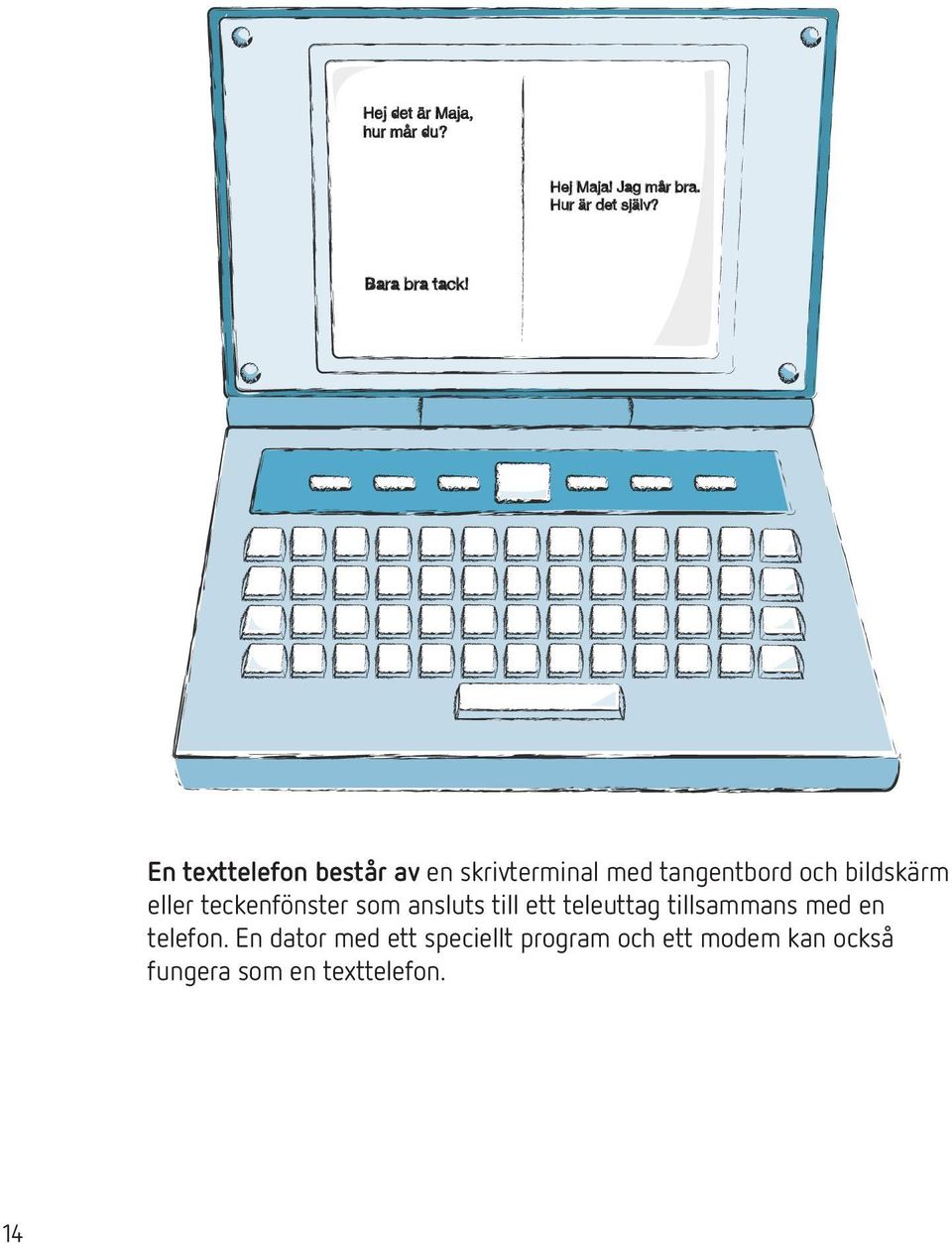 teleuttag tillsammans med en telefon.