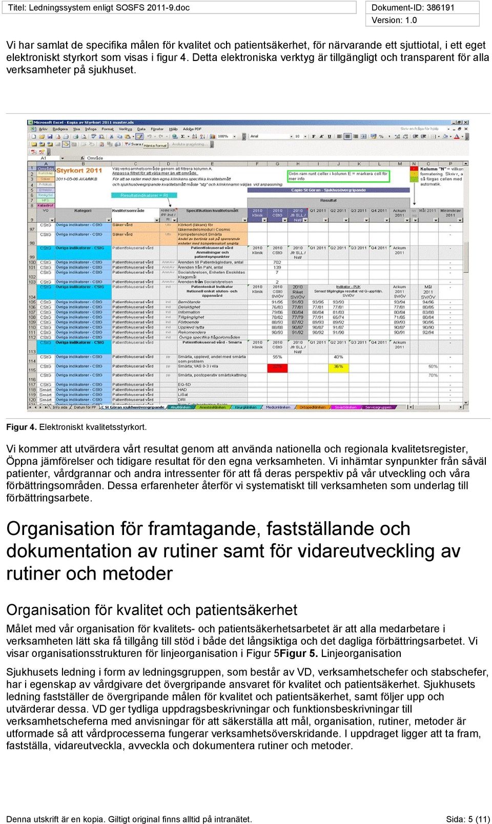 Vi kommer att utvärdera vårt resultat genom att använda nationella och regionala kvalitetsregister, Öppna jämförelser och tidigare resultat för den egna verksamheten.