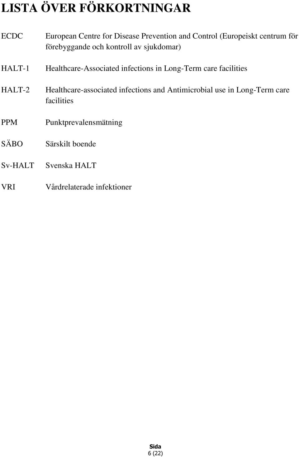 Healthcare-Associated infections in Long-Term care facilities Healthcare-associated infections and