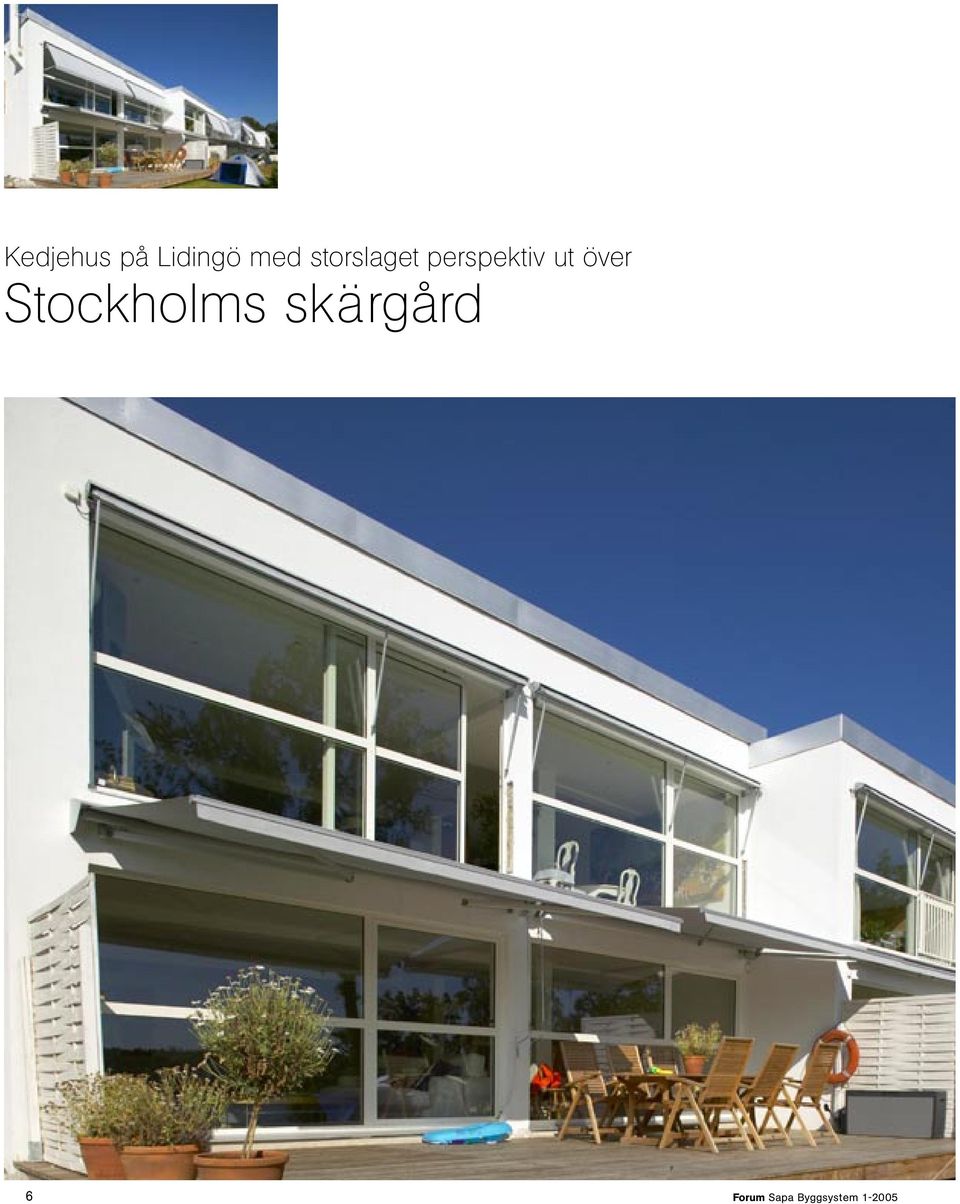 över Stockholms skärgård