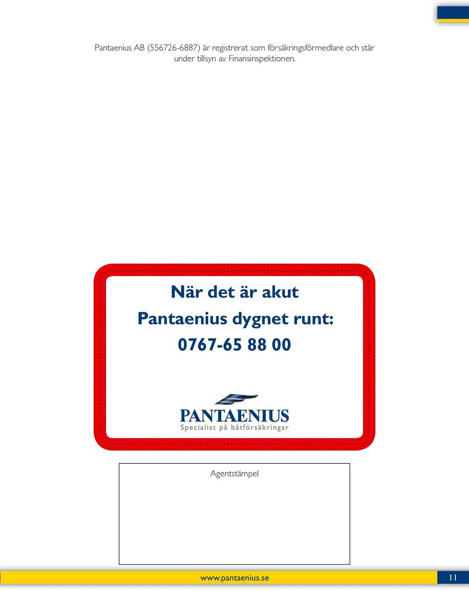 tillsyn av Finansinspektionen.