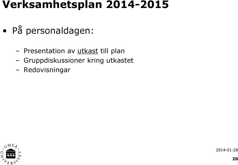 utkast till plan