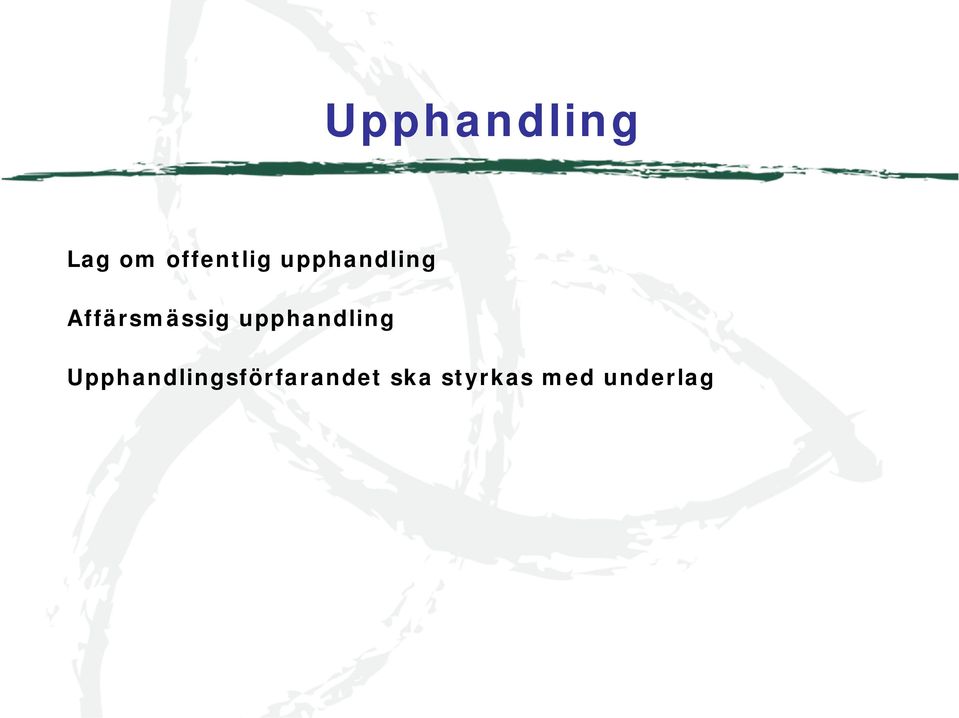 upphandling