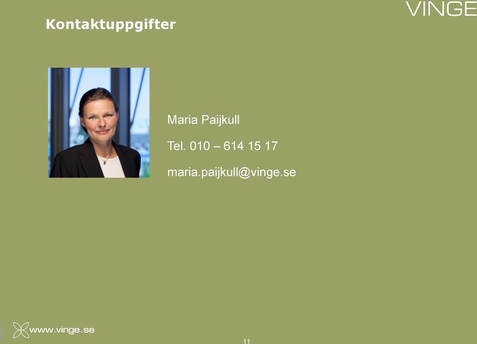 Maria Paijkull Tel.