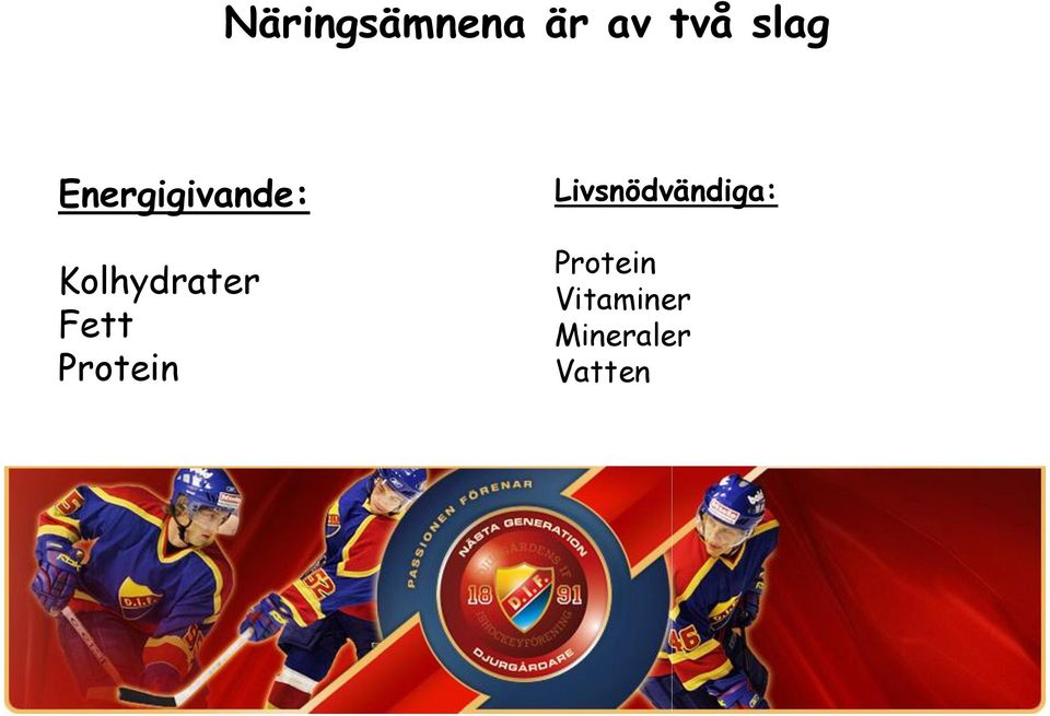 Fett Protein Livsnödvändiga: