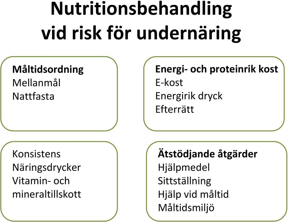 dryck Efterrätt Konsistens Näringsdrycker Vitamin och