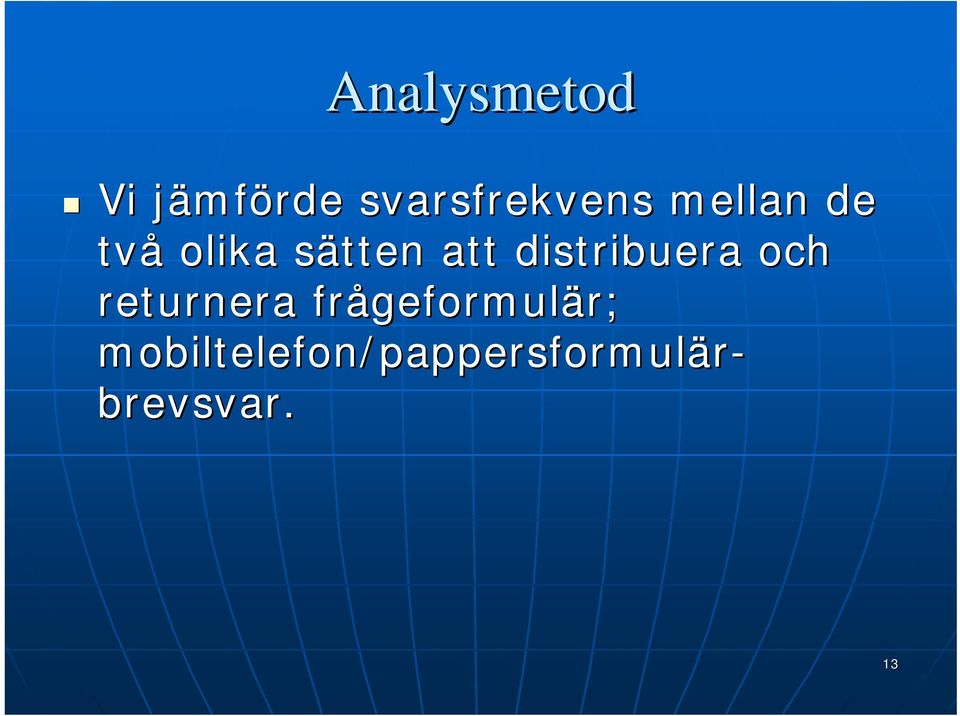 distribuera och returnera