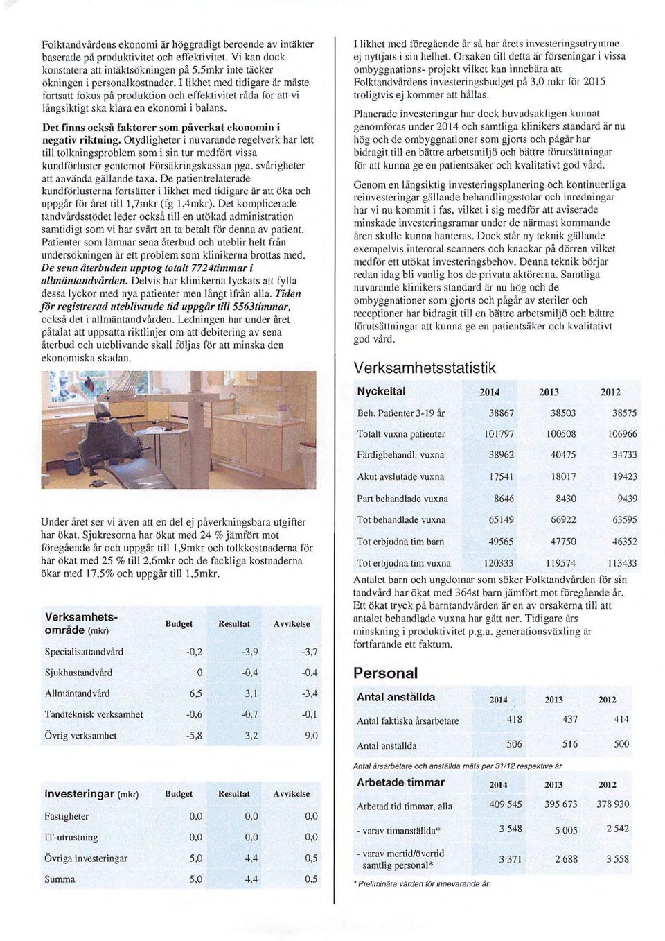 Det finns också faktorer som påverkat ekon omin i negativ riktning.