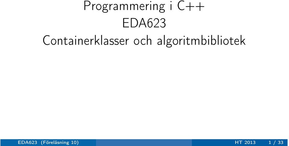 och algoritmbibliotek