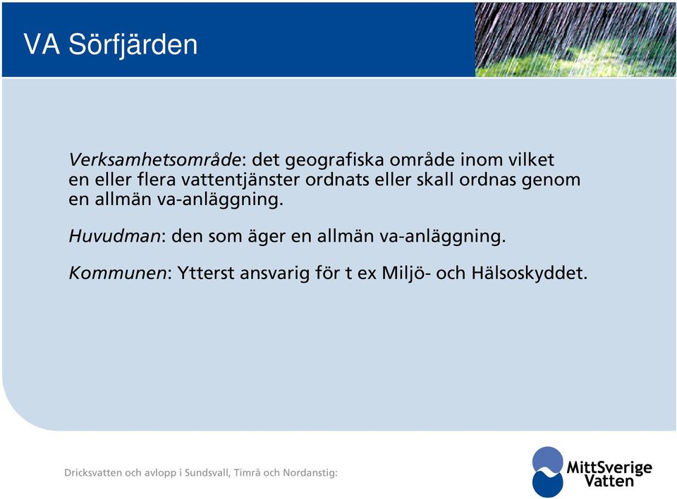 allmän va-anläggning.