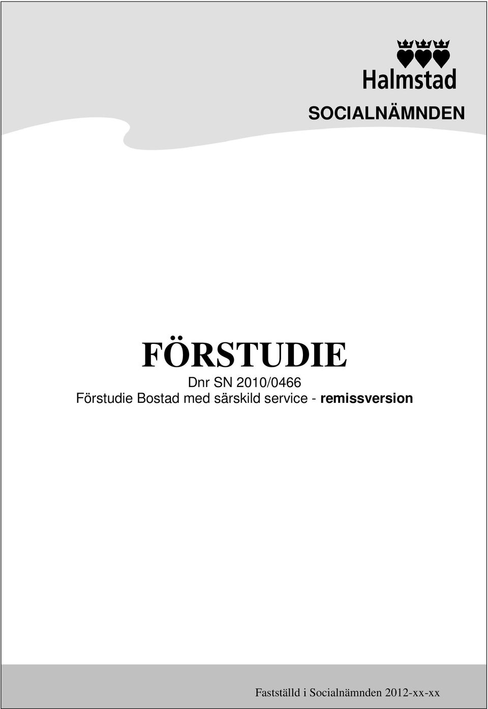 särskild service - remissversion