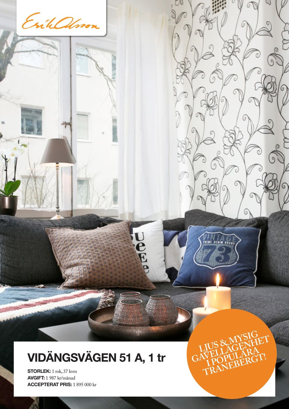 ACCEPTERAT PRIS: 1 895 000 kr LJUS &
