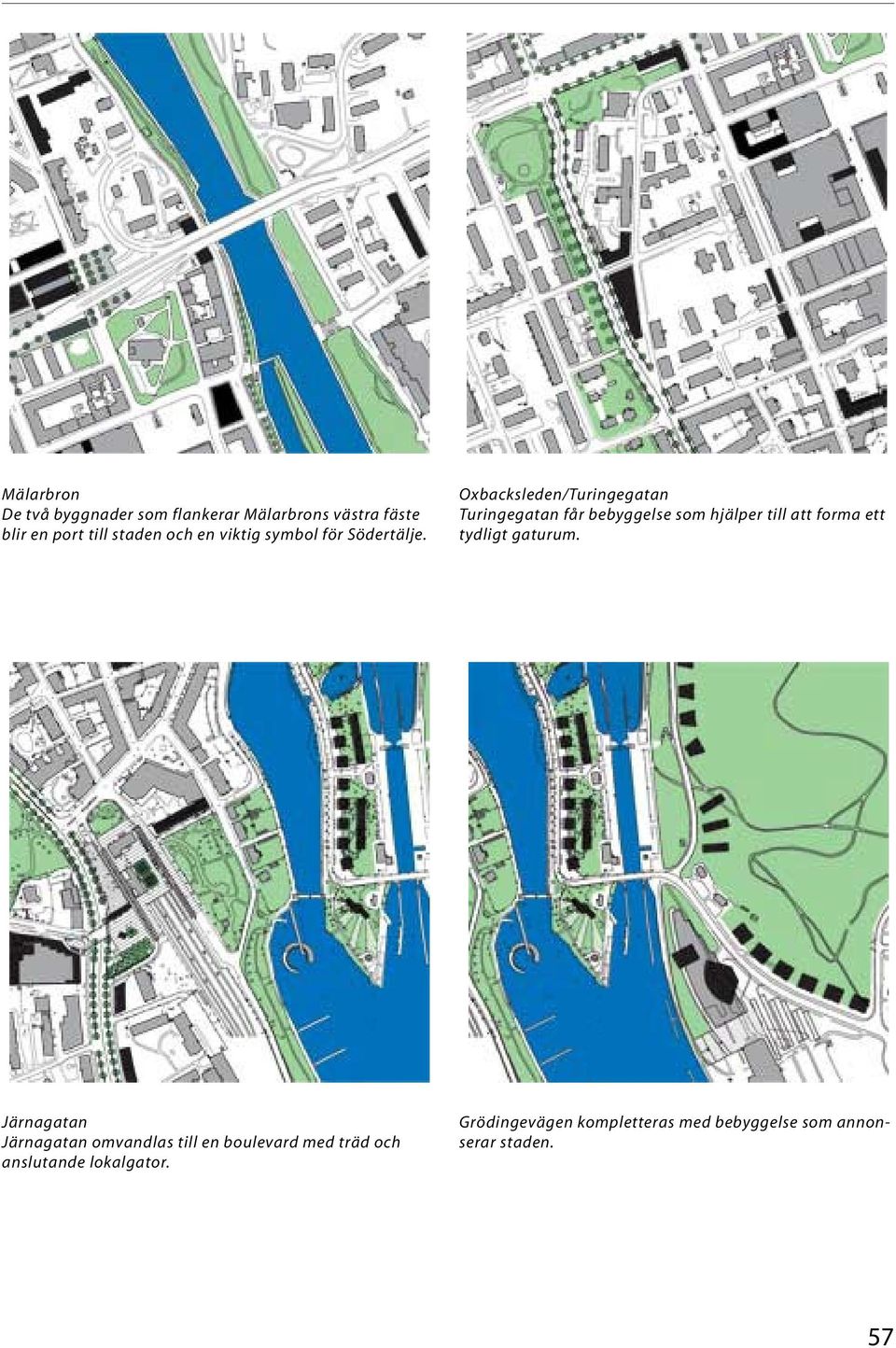 Oxbacksleden/Turingegatan Turingegatan får bebyggelse som hjälper till att forma ett tydligt