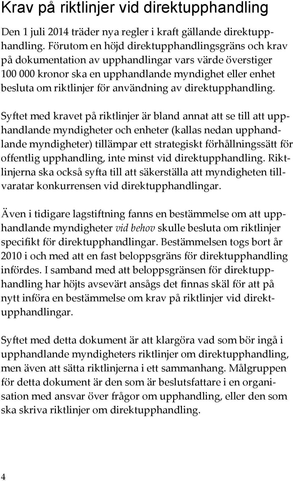 av direktupphandling.