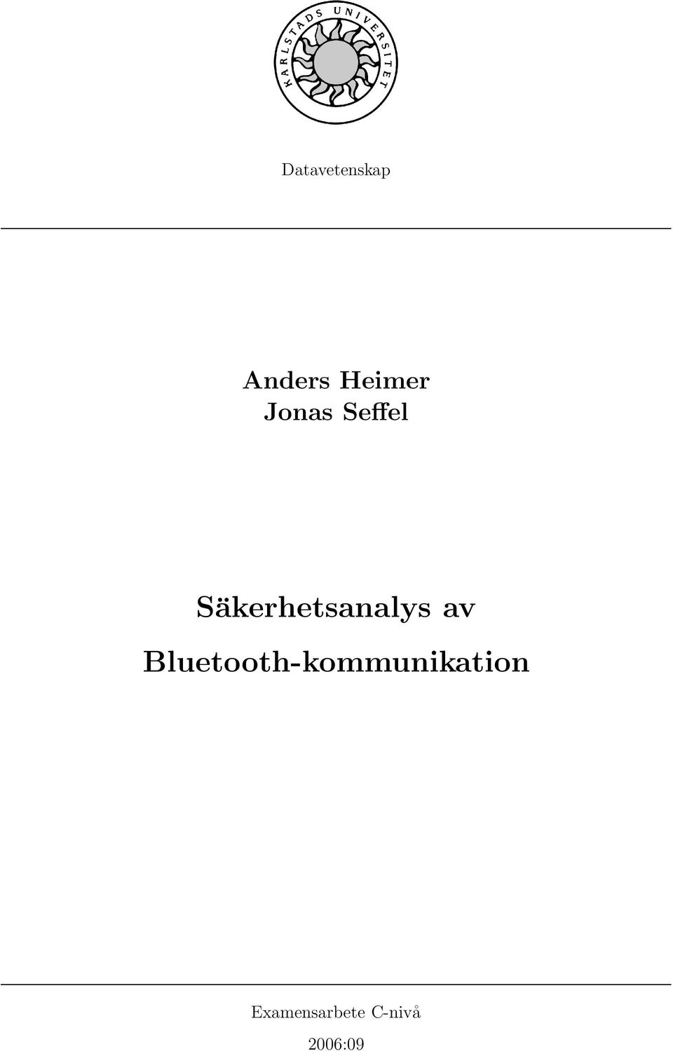 Säkerhetsanalys av