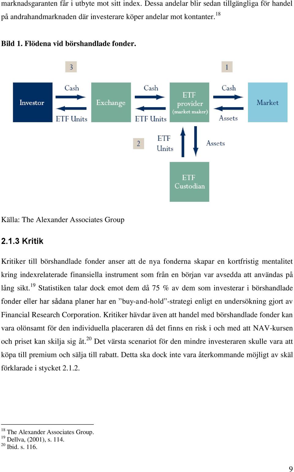 3 Kritik Kritiker till börshandlade fonder anser att de nya fonderna skapar en kortfristig mentalitet kring indexrelaterade finansiella instrument som från en början var avsedda att användas på lång