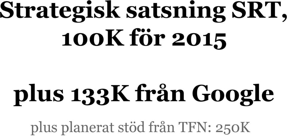 133K från Google plus