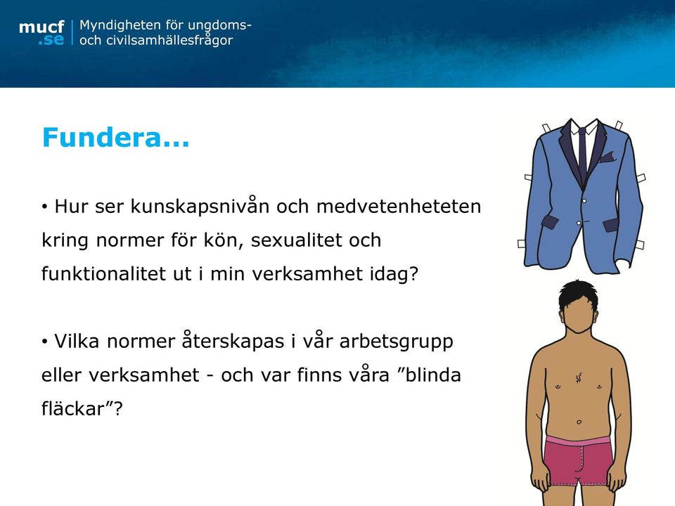 normer för kön, sexualitet och funktionalitet ut i min