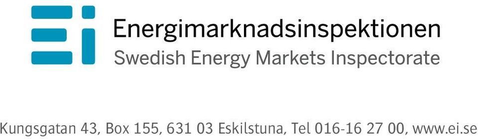 och utfärdar koncessioner för el- och gasnät Prövar om anslutningsavgifterna är skäliga för el Övervakar kvaliteten i elnäten Övervakar och analyserar utvecklingen av el-, gas- och