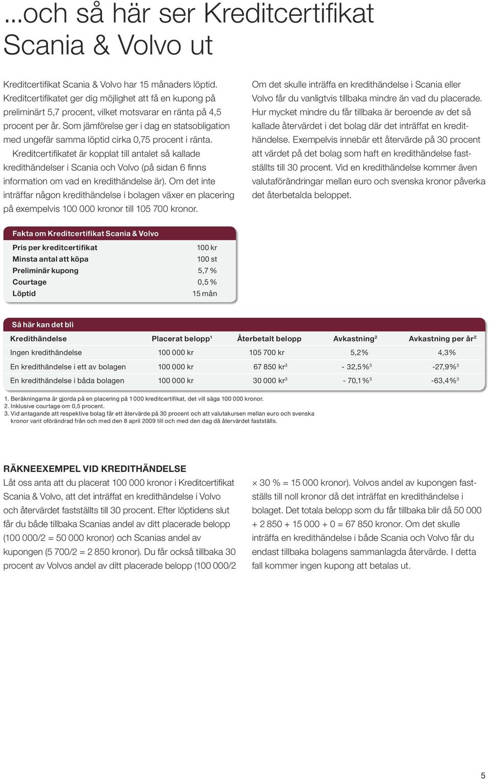 Som jämförelse ger i dag en statsobligation med ungefär samma löptid cirka 0,75 procent i ränta.