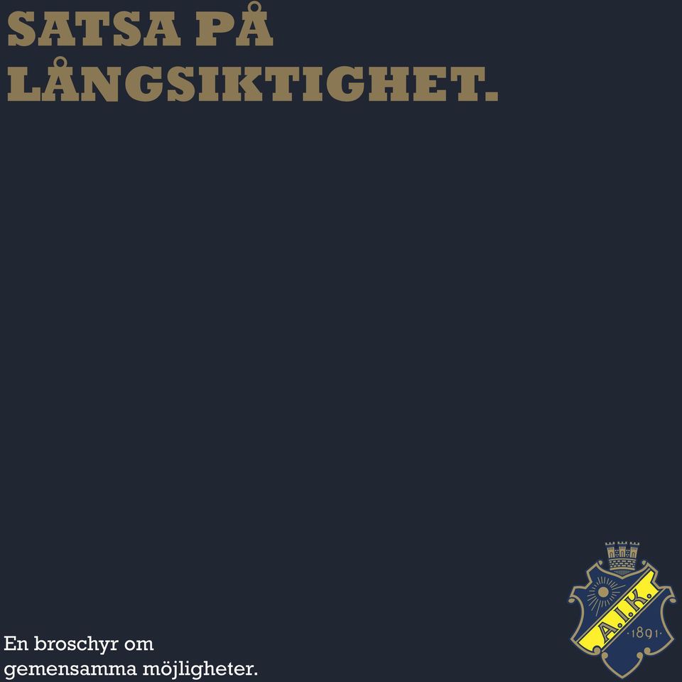 En broschyr om