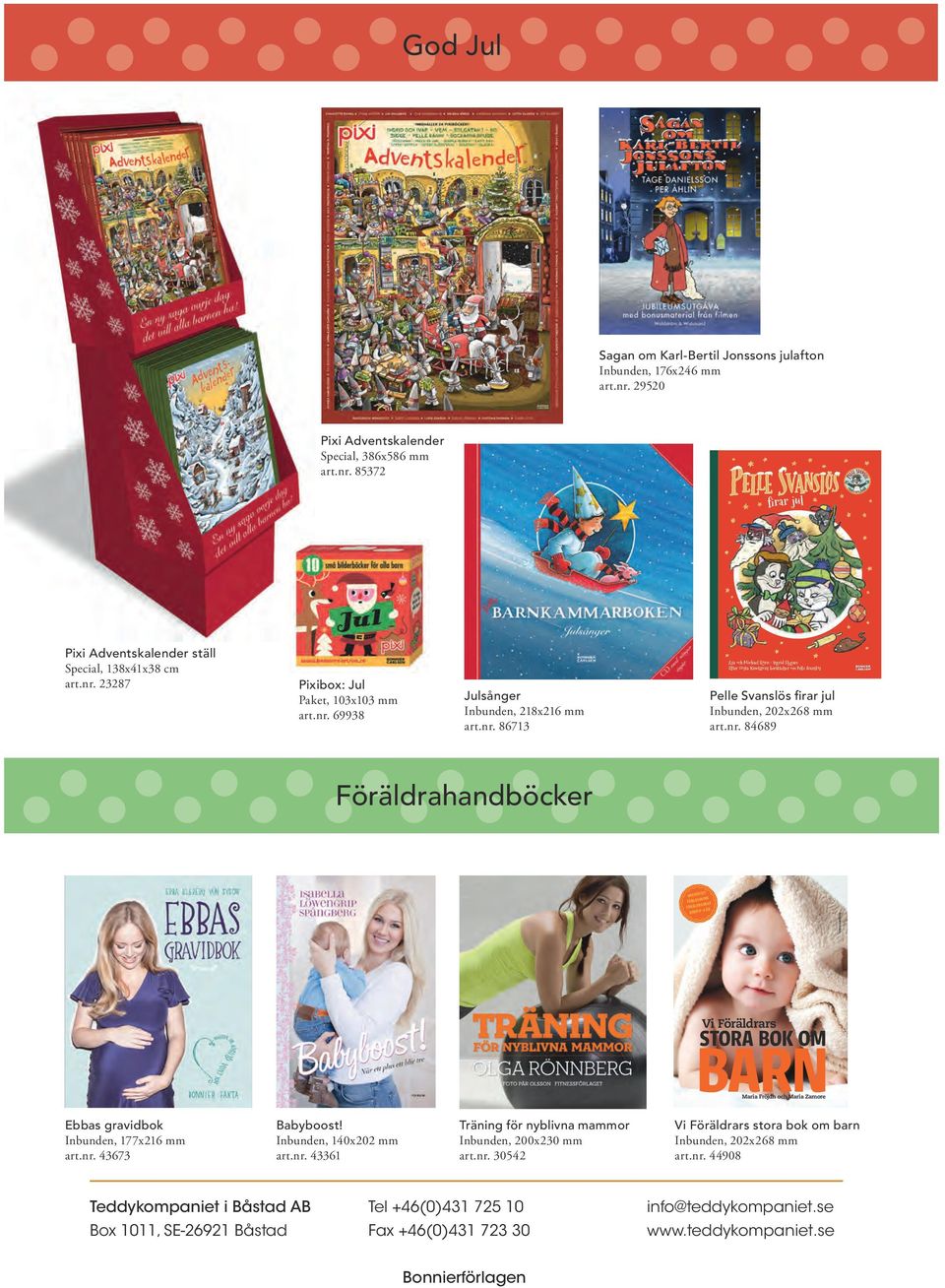 nr. 84689 Föräldrahandböcker Vi Föräldrars GRAVIDITET FÖRLOSSNING FÖRÄLDRASKAP BARN 0 6 ÅR Bonnier Fakta STORA BOK OM BARN Vi Föräldrars STORA BOK OM BARN Maria Fröjdh och Maria Zamore Ebbas