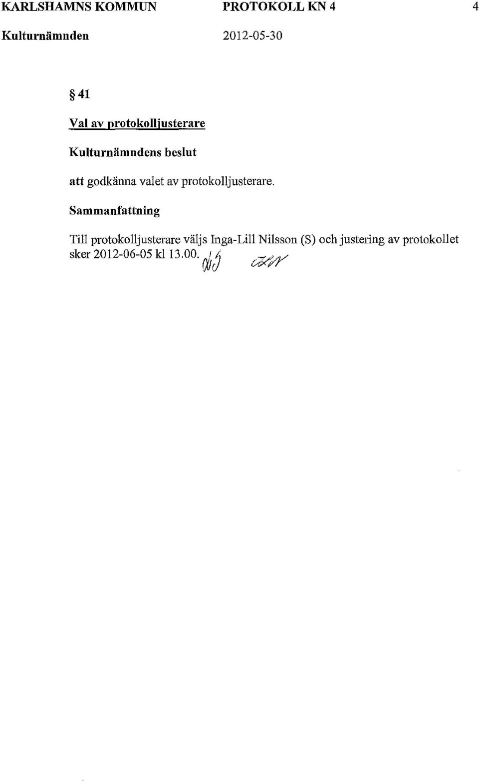 protokolljusterare.