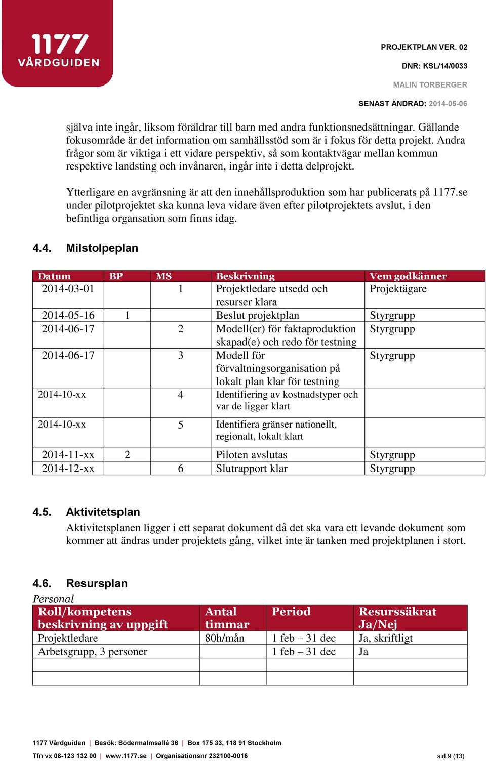 Ytterligare en avgränsning är att den innehållsproduktion som har publicerats på 1177.