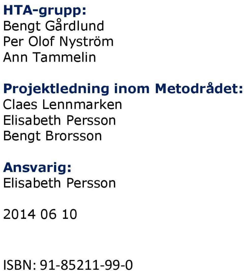 Lennmarken Elisabeth Persson Bengt Brorsson