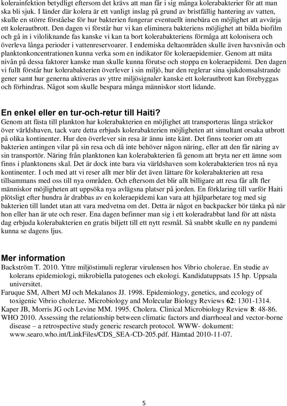 kolerautbrott.