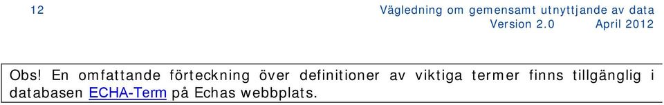 En omfattande förteckning över definitioner