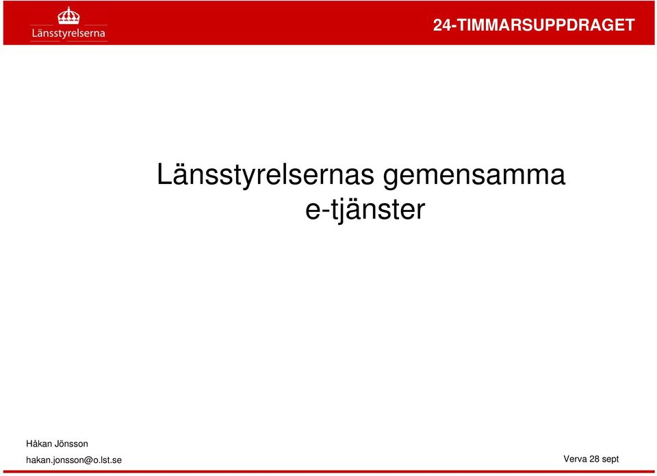 e-tjänster Håkan Jönsson