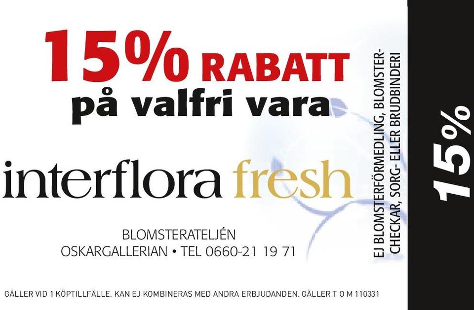 BLOMSTERFÖRMEDLING,