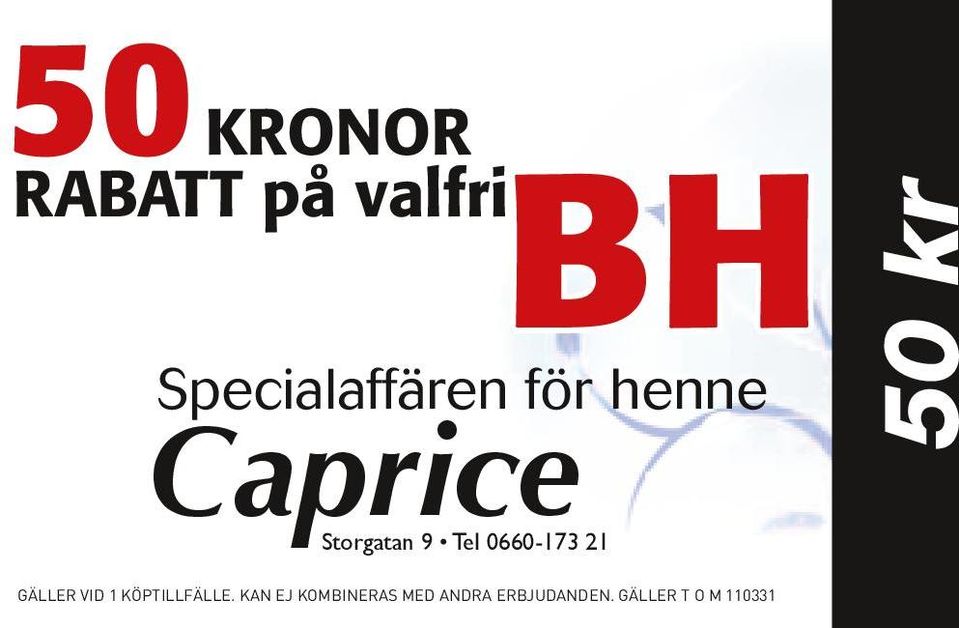 henne Caprice Storgatan