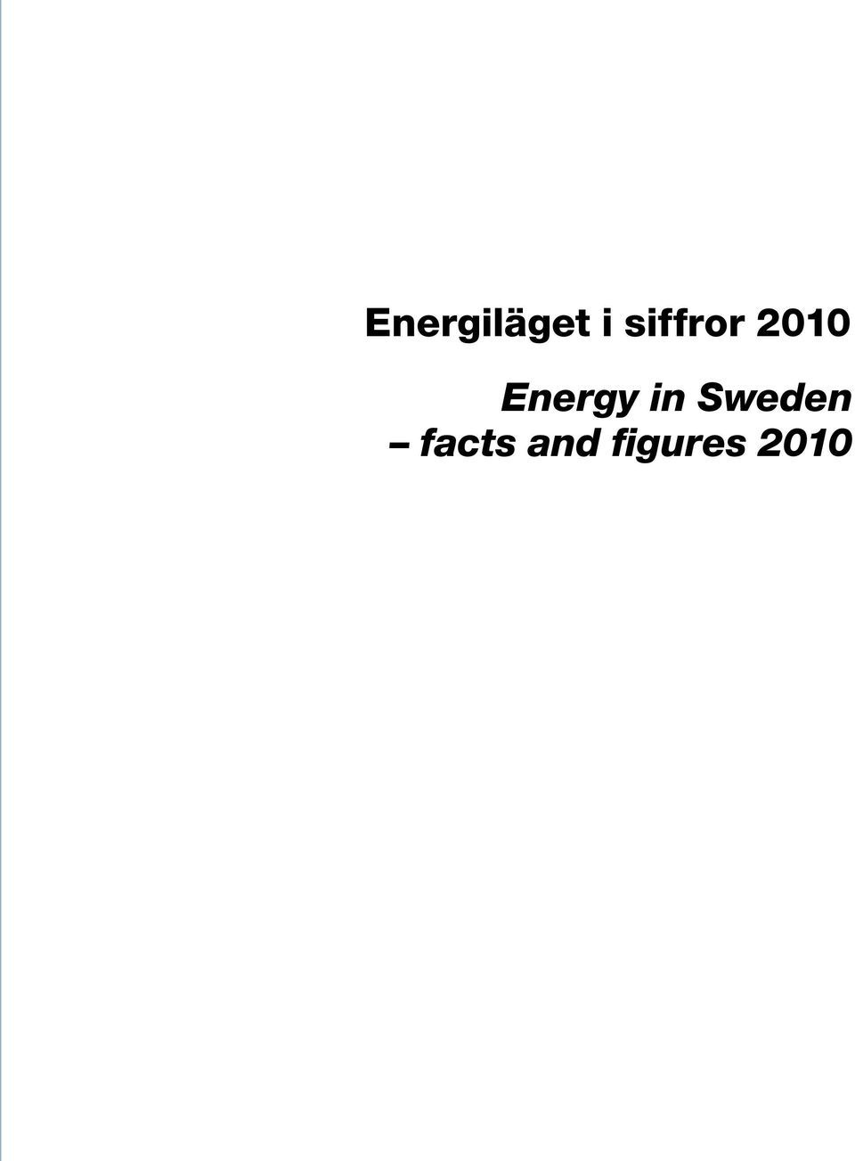 Energy in Sweden