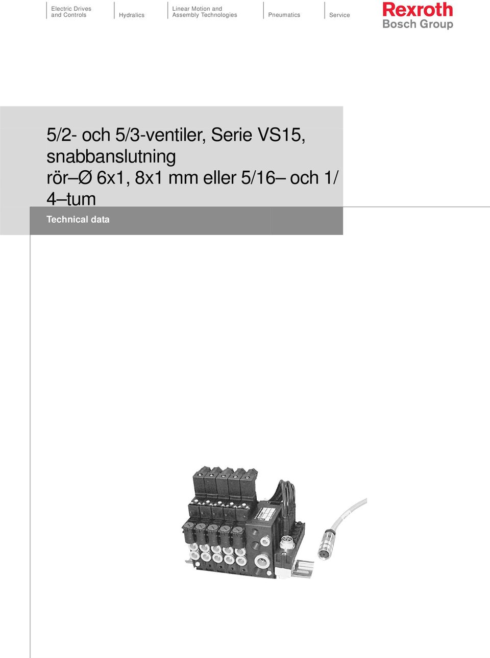 Service 5/2- och 5/3-ventiler, Serie VS5,