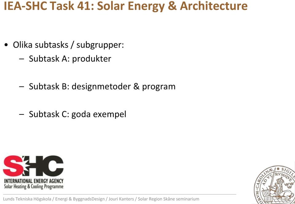 subgrupper: Subtask A: produkter