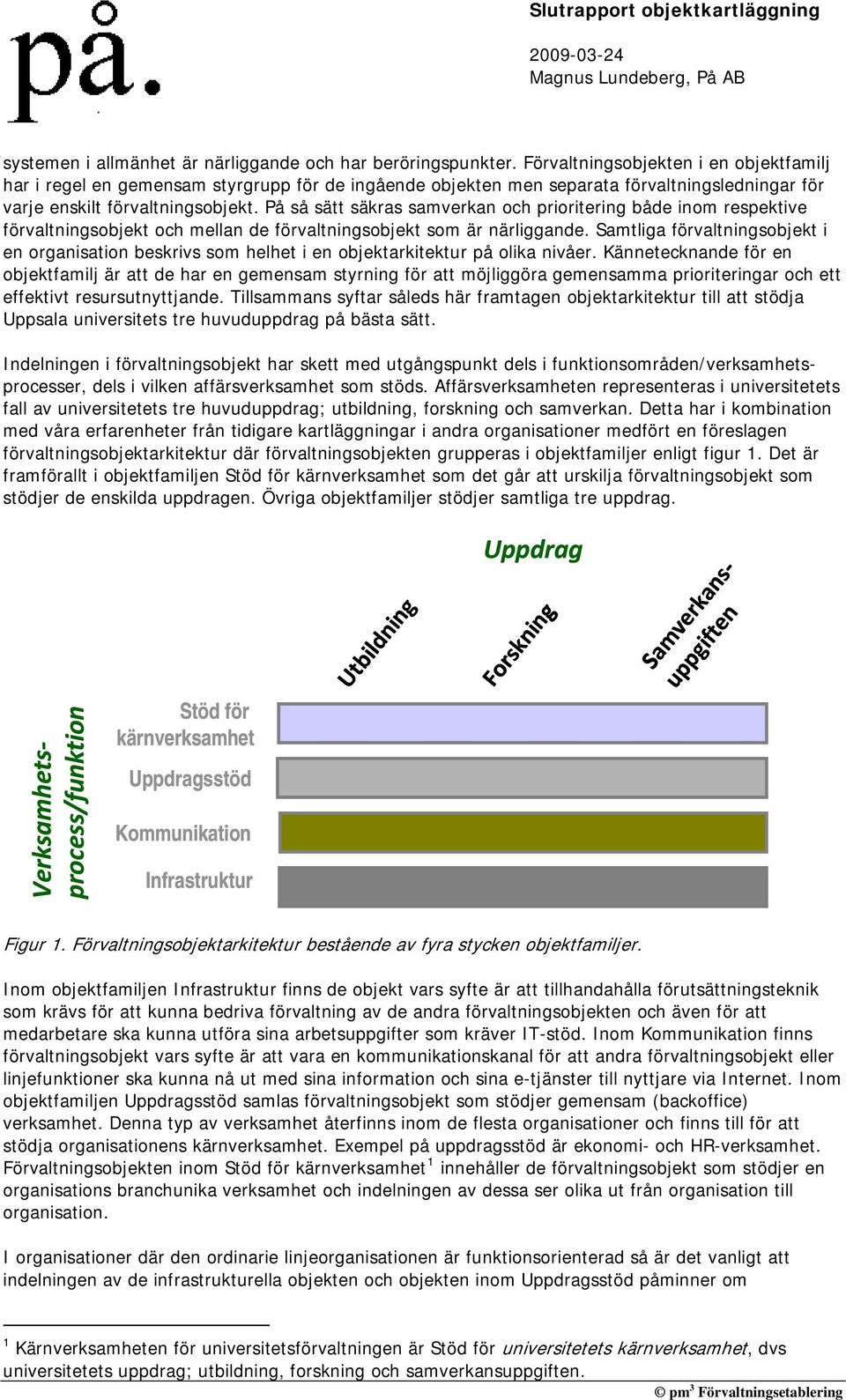 På så sätt säkras samverkan och prioritering både inom respektive förvaltningsobjekt och mellan de förvaltningsobjekt som är närliggande.