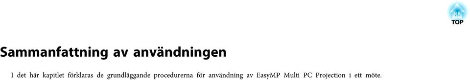 grundläggnde procedurern för