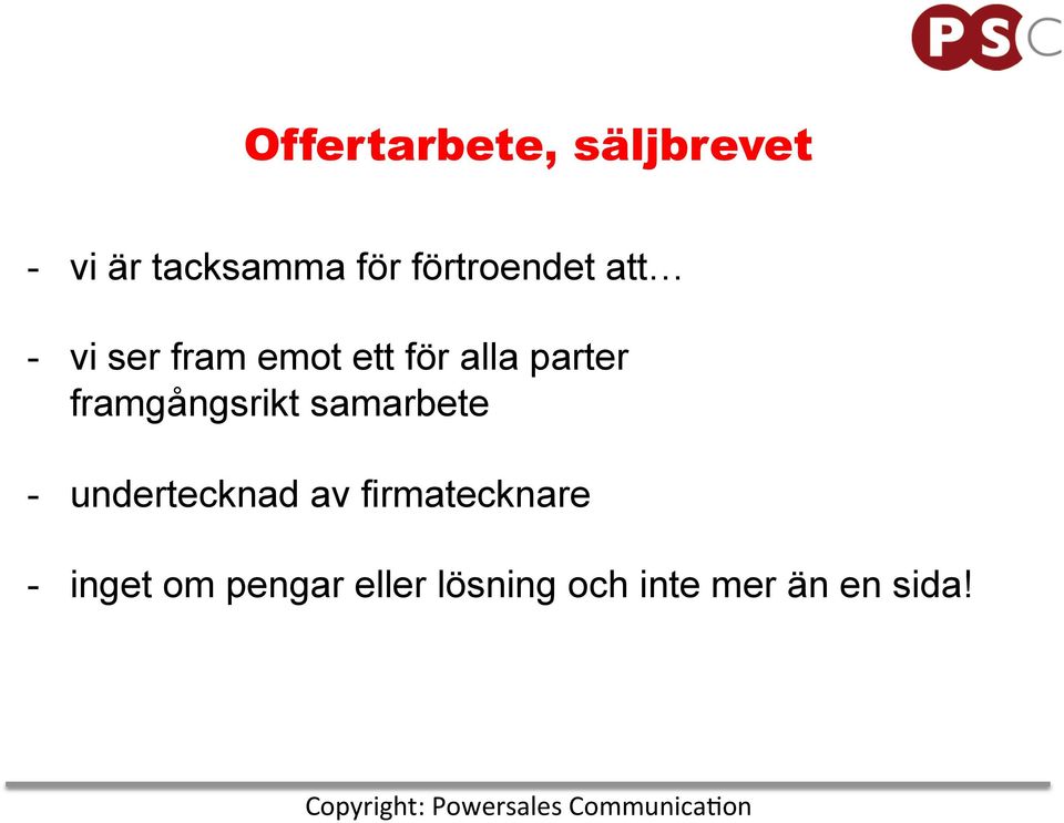 alla parter framgångsrikt samarbete - undertecknad av