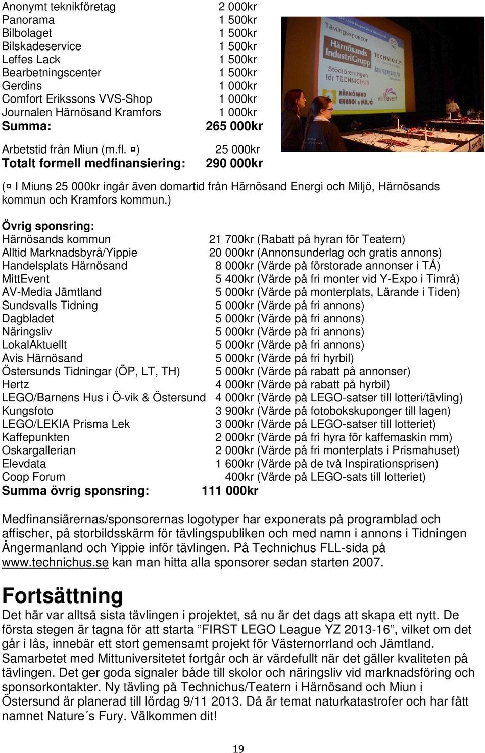 Miljö, Härnösands kommun och Kramfors kommun.