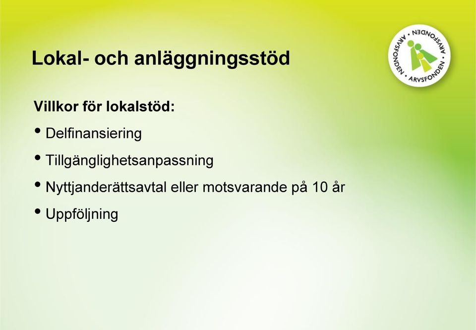 Tillgänglighetsanpassning