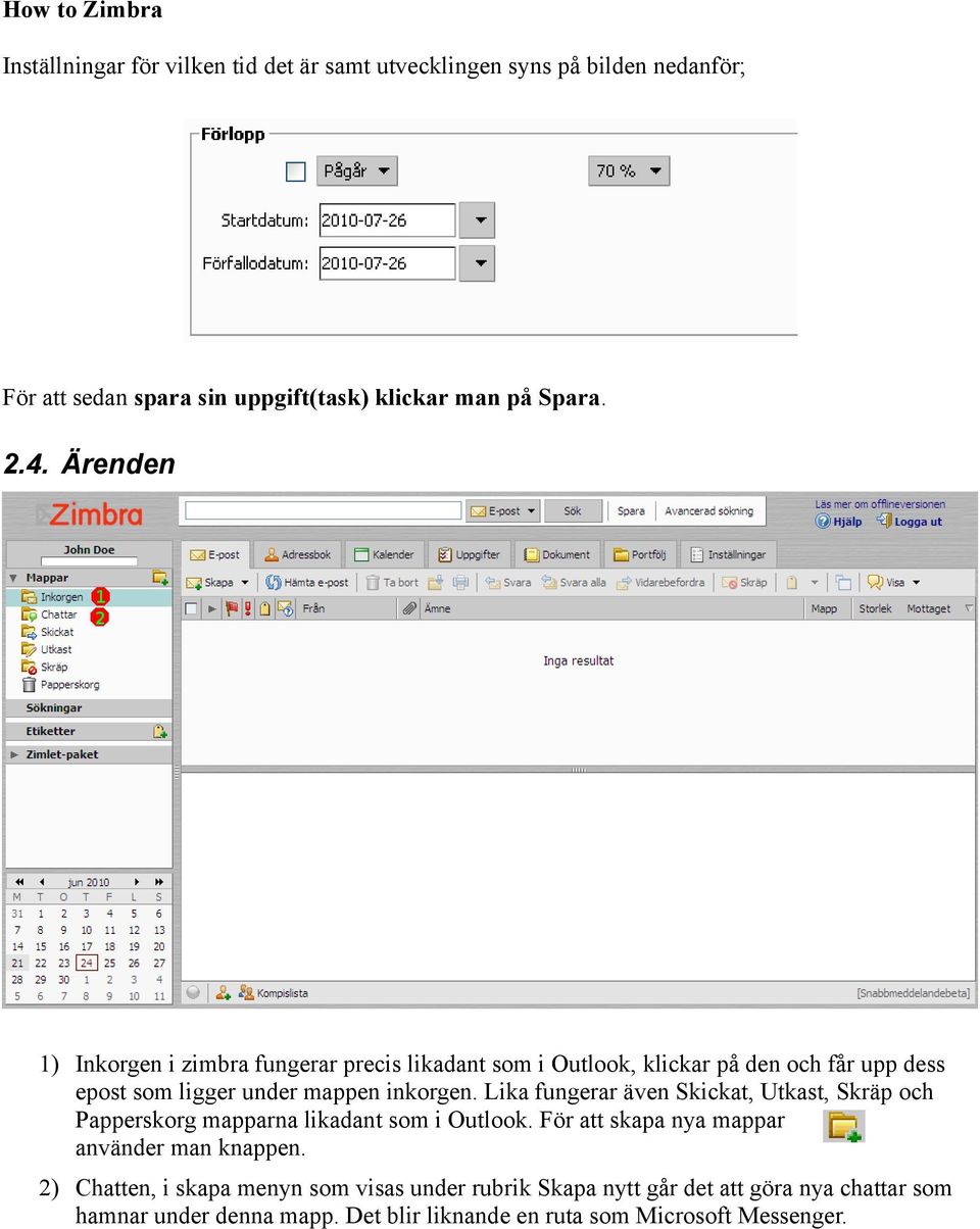 Hantering av systemet Zimbra - PDF Gratis nedladdning