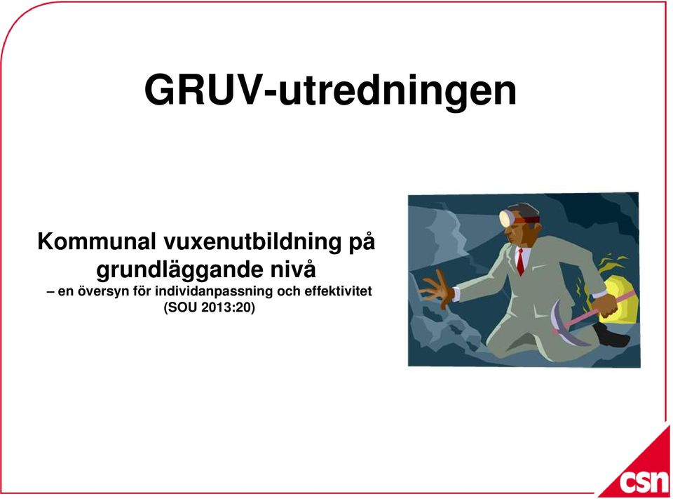 grundläggande nivå en översyn