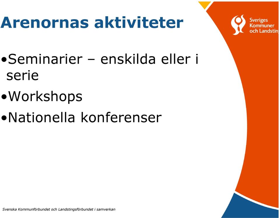 Nationella konferenser Svenska