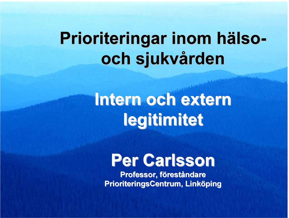 Linköping Nationellt