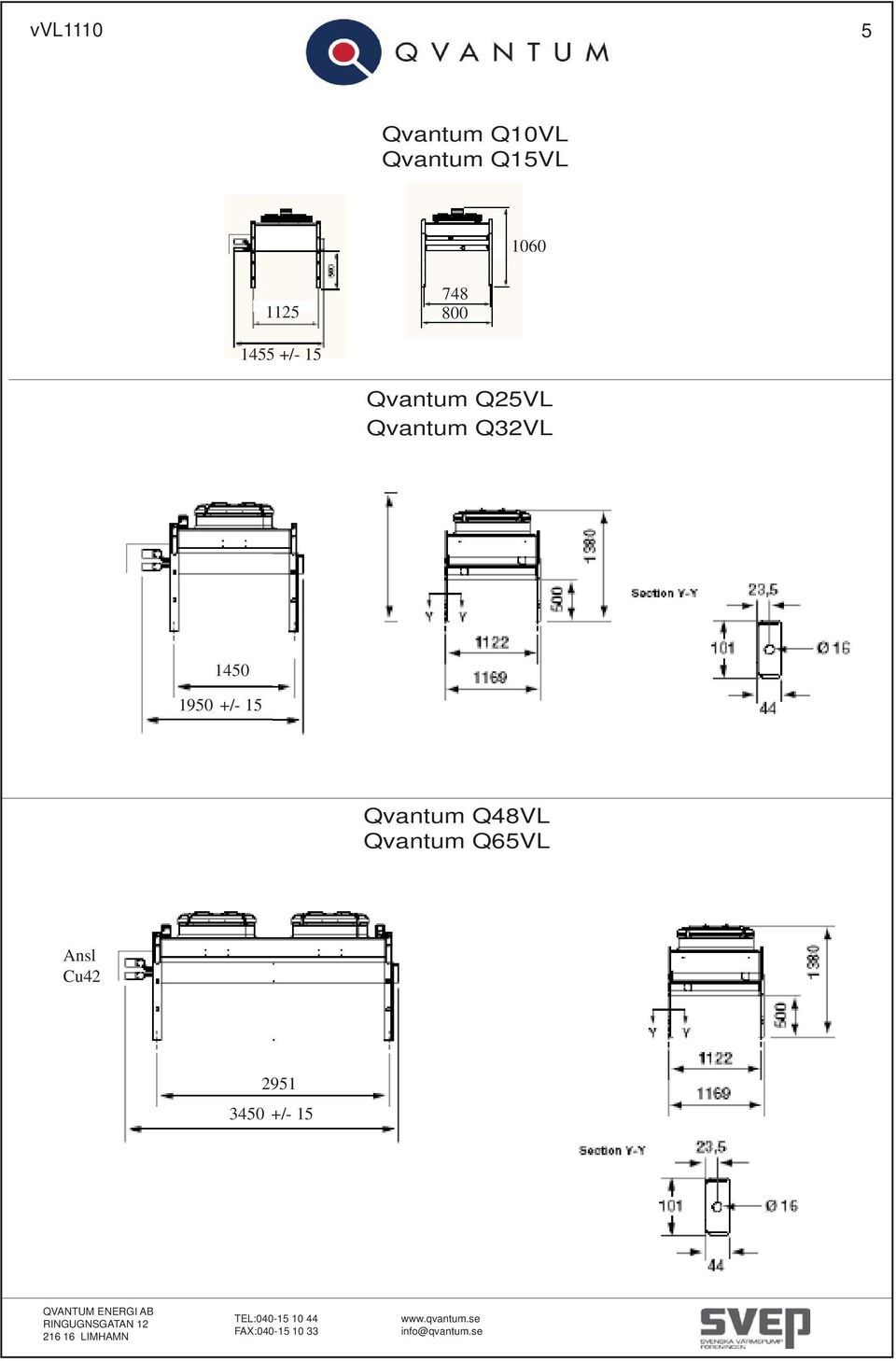 Qvantum Q32VL 450 950 +/- 5 Qvantum